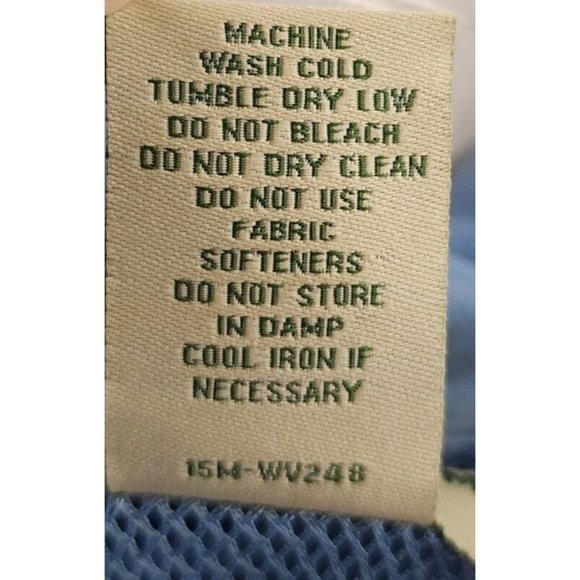 Gander Mountain Blue 2XLT Vented Button Down Fishing LS Shirt UV Sun Protection - Picture 4 of 16